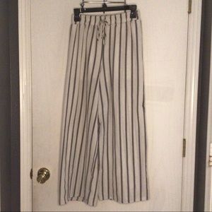 Lined Striped pants